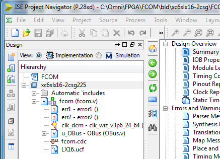 FPGA target